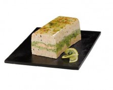 Terrine mit Lachsfilet und Sauerampfer