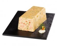 Bioterrine mit Forelle und feinem Gemüse