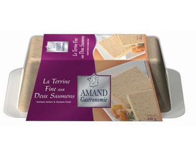 La Terrine Fine aux Deux Saumons - Nature et Saumon Fumé (240g)