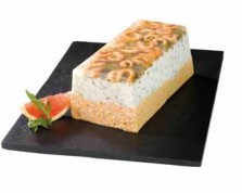 Terrine de crevettes, roquette et pamplemousse Terrine de crevettes, roquette et pamplemousse