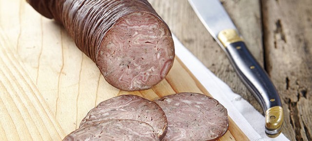 un produit sans allergène : l'andouille